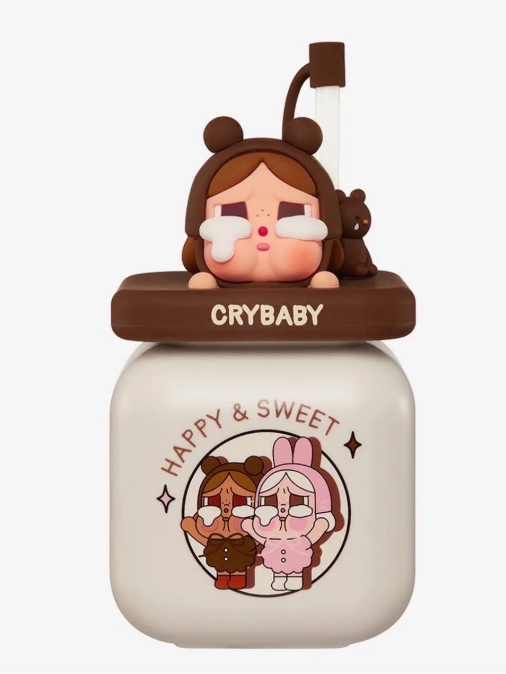 POP MART Crybaby Crying Again Straw Cup